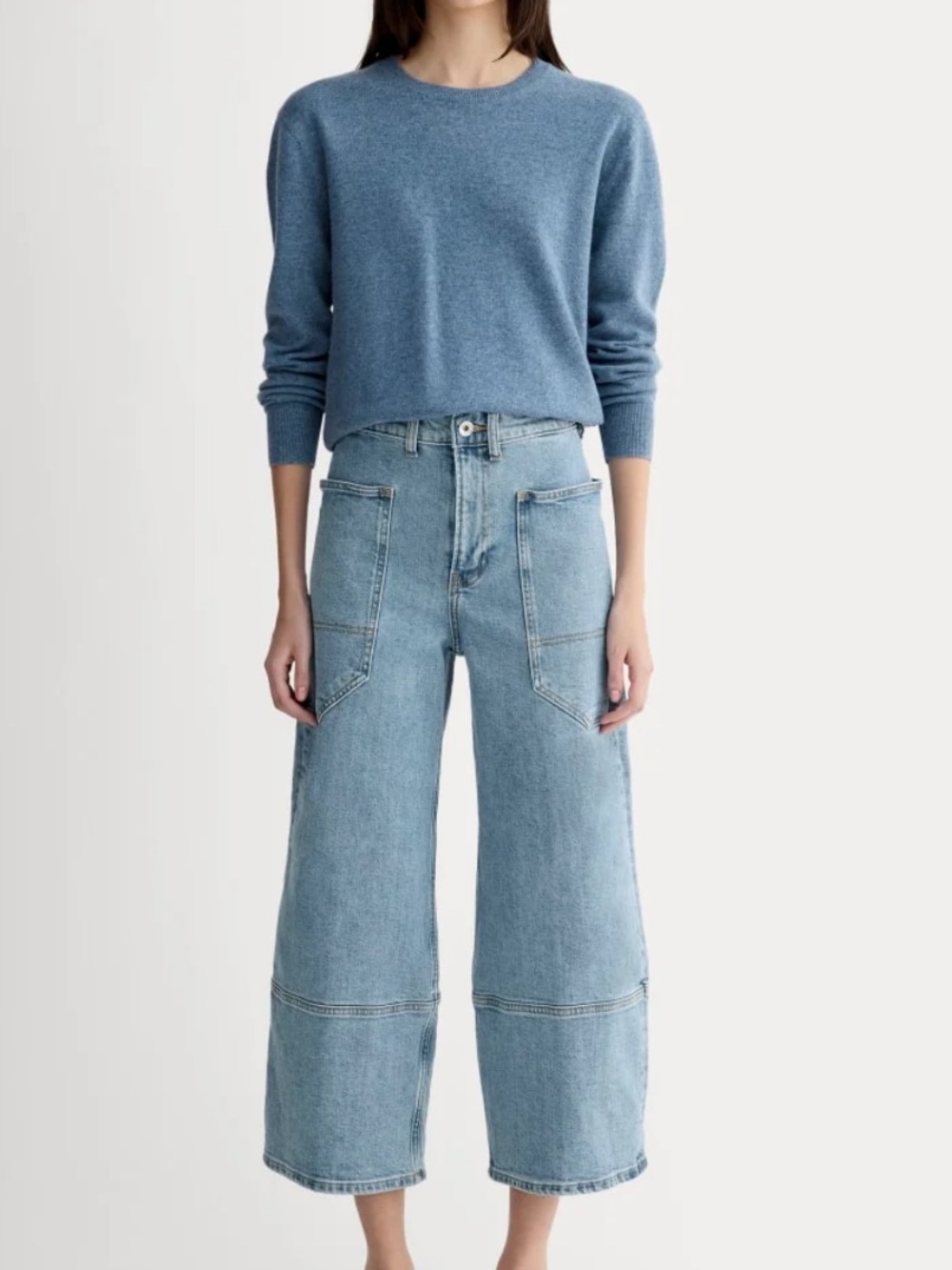 Everlane The Way-High® Gardener Cropped Jean Blue